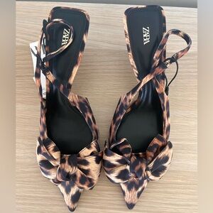 Zara Women's Leopard Print Heels